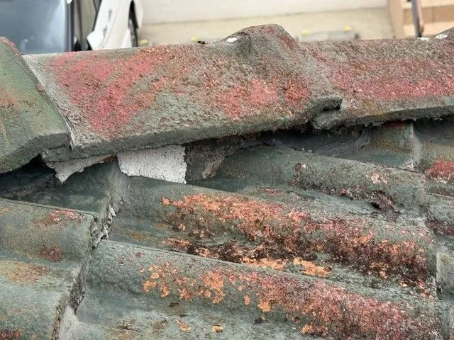 施工前の棟の部分
